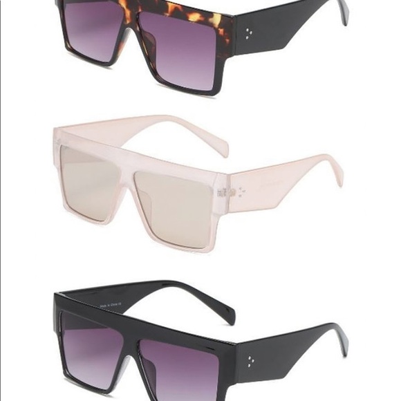 ** 5 for $20** Pink Oversized square sunglasses - Picture 1 of 1